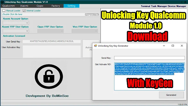 Unlocking Key Qualcomm Module 1.0 Tool With Keygen