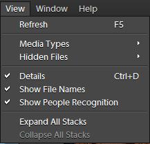 When we launch Elements Organizer, we don't see file names by default in image-well !!! Let's see how can be see file-names just below each thumbnail in Organizer...Image below shows a view when only thumbnails are shown in Organizer and no names...Go to Edit Menu where you see 'Show File Names' disabled. To enable this option, just check the option for 'Details' ...Here is what you should see after checking the option for 'Details'...After checking Details, it starts showing star rating and date...Next step is to check 'Show File Names' to see names along with Star-rating and Date/Time under thumbnails...After checking this option we see file names :)Few more things to note - - These details also go away if we reduce the size of thumbnails...- There is another way to mark Details On ; In 8th version there is a checkbox just above image-well !!!