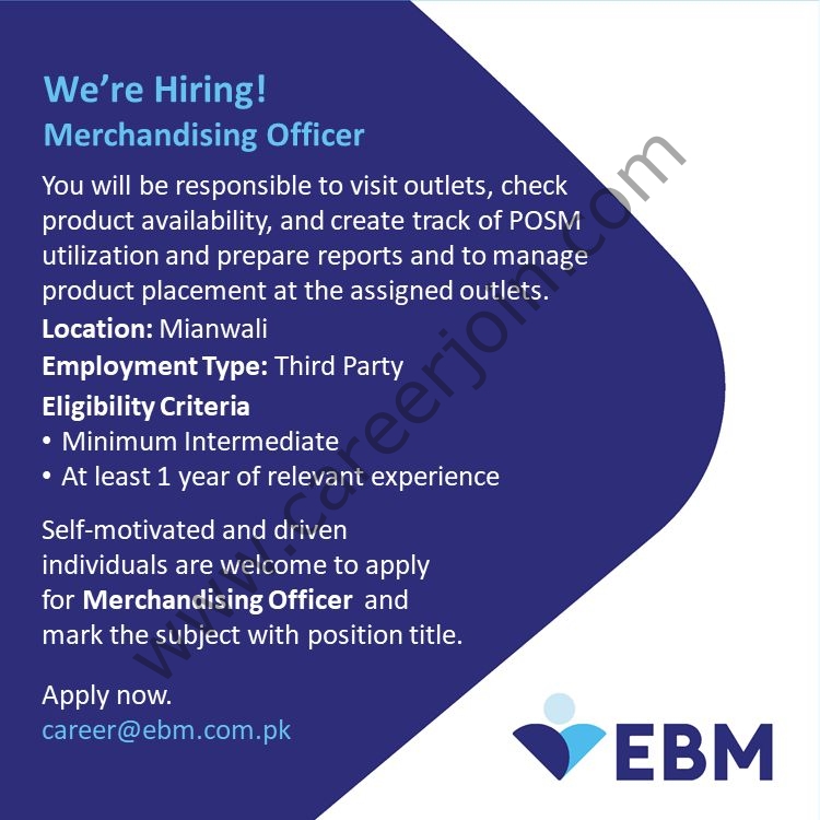 English Biscuit Manufacturers Pvt Ltd EBM Jobs August 2021