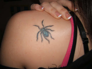 small spider tattoos for girl - small spider tattoo pictures