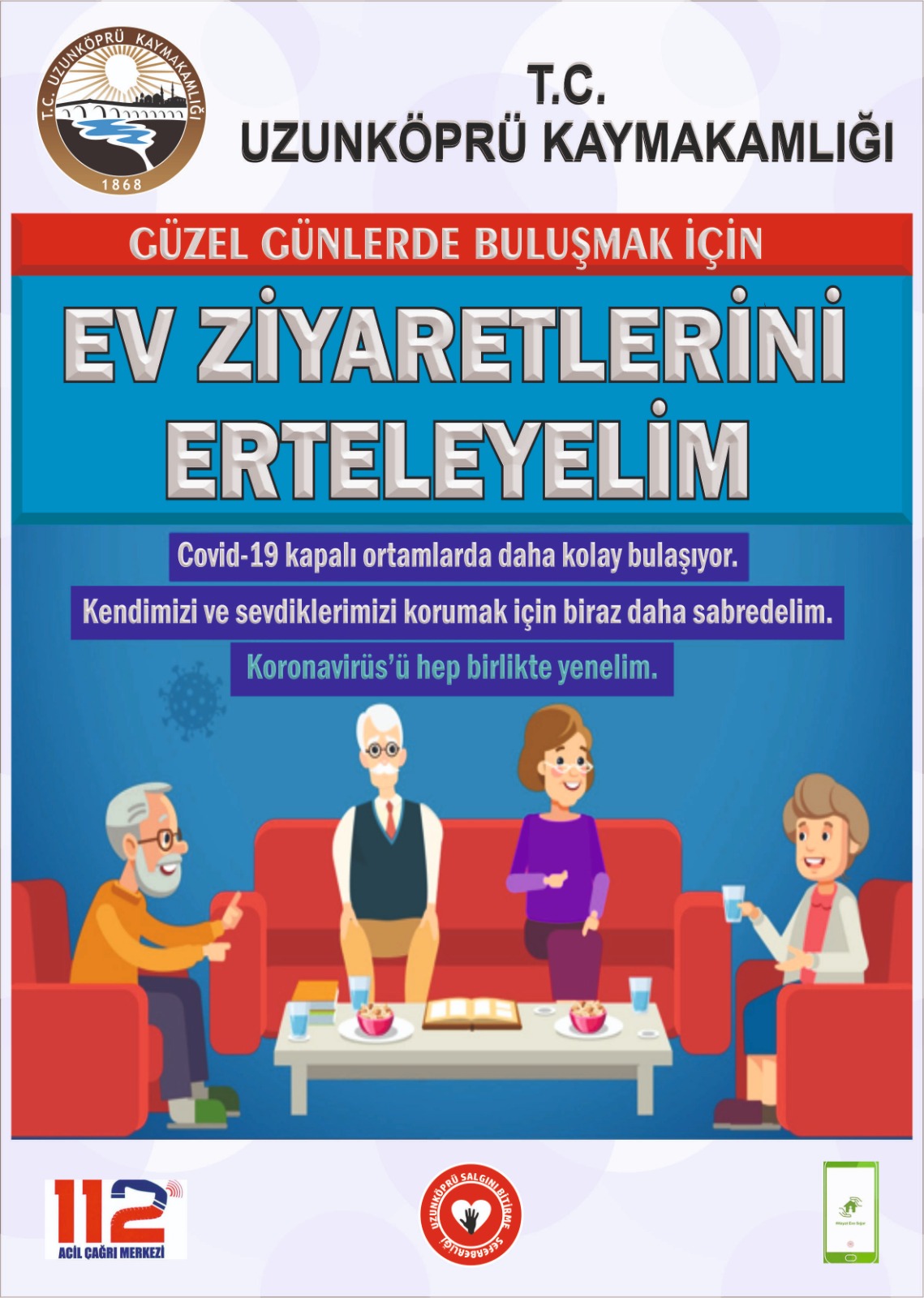 Uzunköprü’de “Salgını Bitirme Seferberliği" başlatıldı