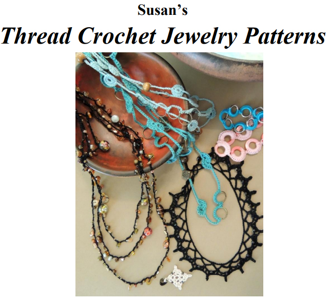 Coral Rose Designer Necklace :: Free Crochet Pattern