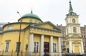 Alexander Nevsky Orthodox Church in central Riga