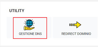 Gestione dns cpanel Tophost