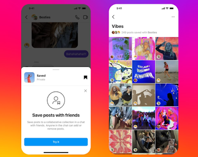 يتيح لك انستغرام الآن وضع إشارة مرجعية على المنشورات مع الأصدقاء وتخزينها في مساحة مخصصة