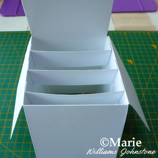 Adding the inserts inside the pop up box card