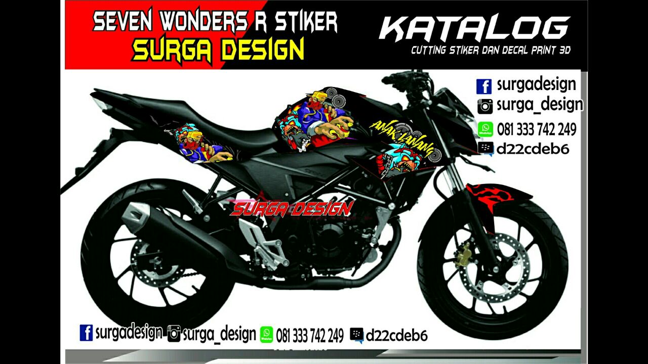 Modifikasi Cutting Sticker Motor Cb150r Modifikasi Motor