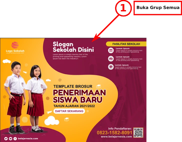 Download Brosur Penerimaan Siswa baru Sekolah Dasar