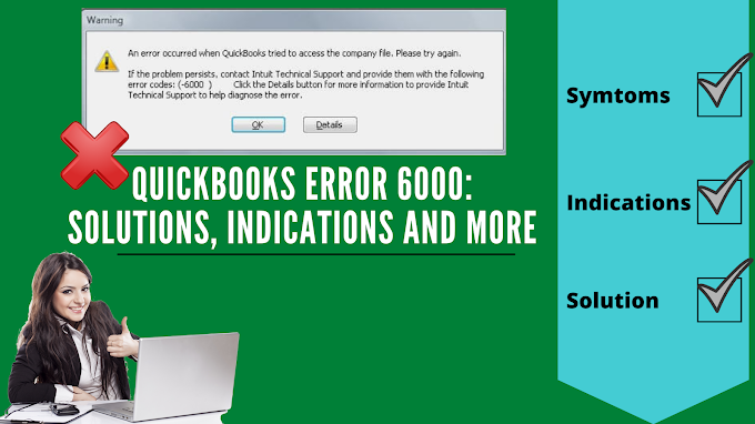 QuickBooks Error 6000: Solutions, Indications and More