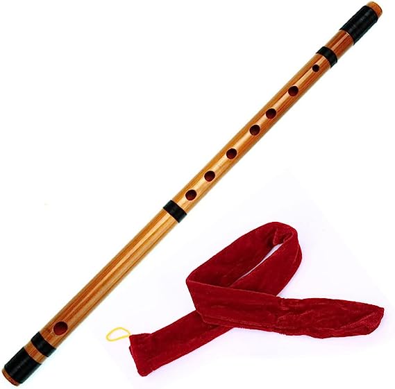 Japanese Bamboo Flute with Black Lines 7 or 8 Hon Handmade Bamboo ...