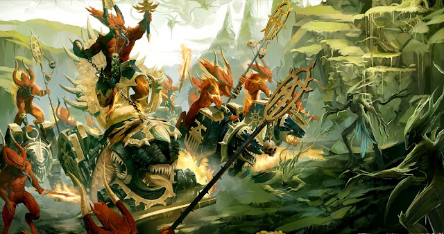 Warhammer age of sigmar epic khorne bloodcrushers artwork battle ilustration fantasy 1