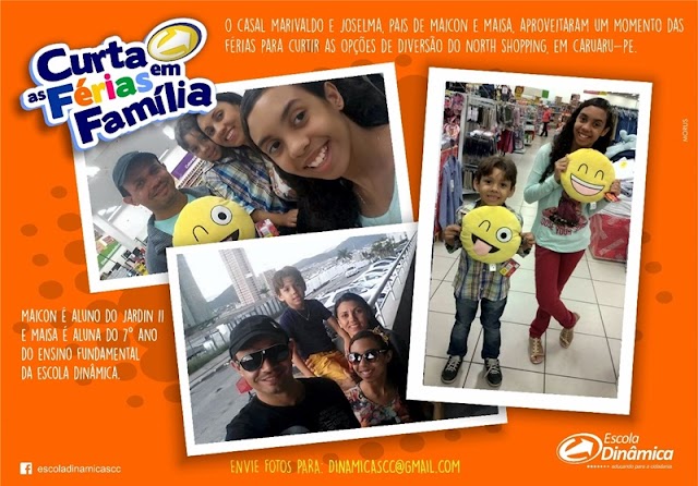 Curta as Férias em Família: promoção da Escola Dinâmica