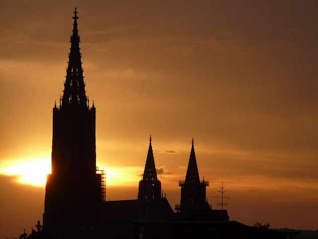 church at dawn