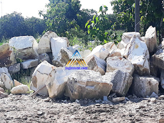 Bahan balok untuk membuat Batu alam tempel dinding rumah, dinding pagar / tembok, dinding tembok taman paras jogja batu putih