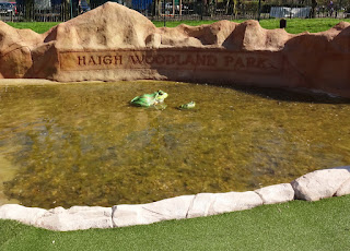 Adventure Golf course at Haigh Woodland Park in Wigan