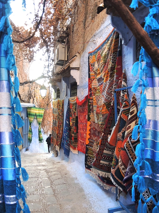 Marokko : veel blauw in Chefchaouen