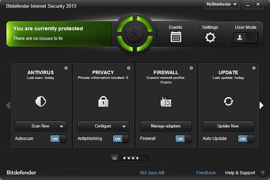 Download Bitdefender Internet Security 2013 with 1 Year License Key [Giveaway] 