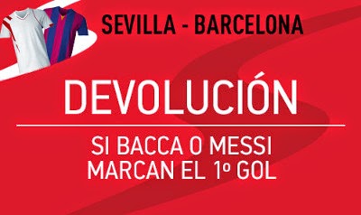 sportium bono 50 euros Sevilla vs Barcelona 11 abril