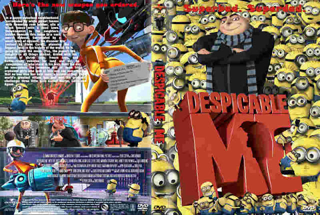 Despicable Me 2010 DVD Cover front and back