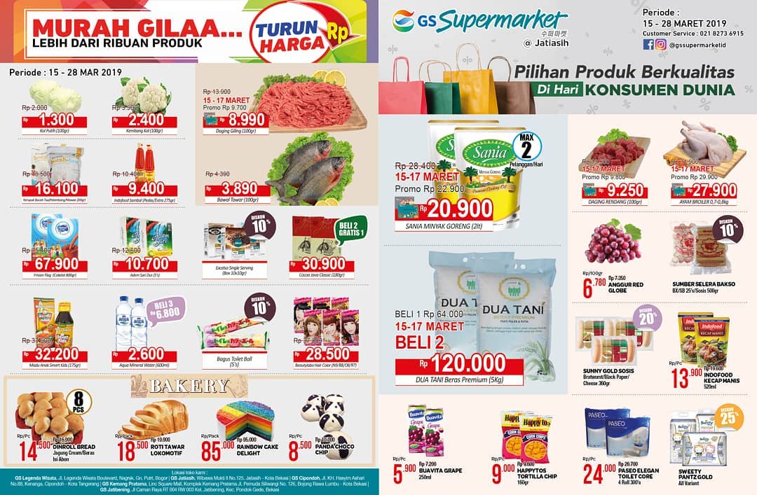 #GSSupermarket - #Promo #Katalog Periode 15 - 28 Maret 2019