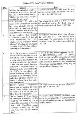 FAQ ON CASH VOUCHER SCHEME