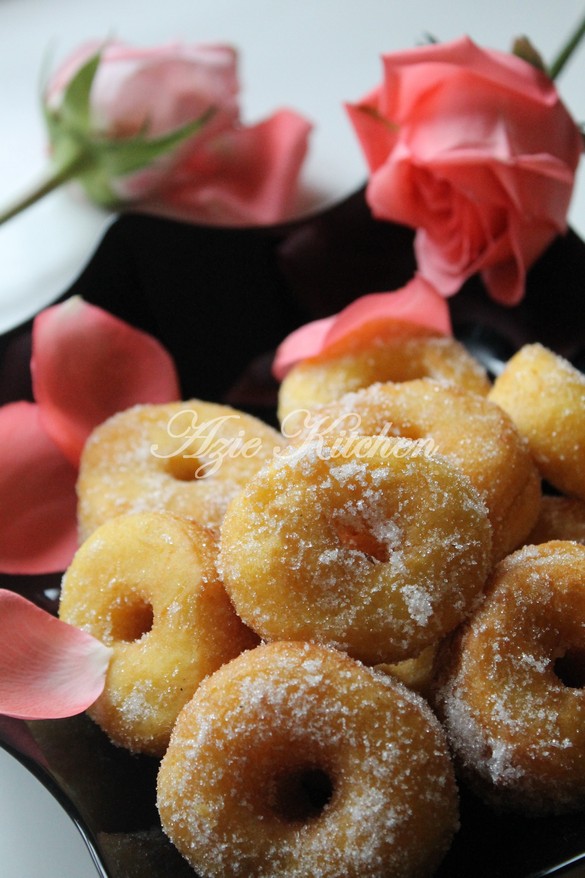 Donut Labu Yang Sedap - Azie Kitchen