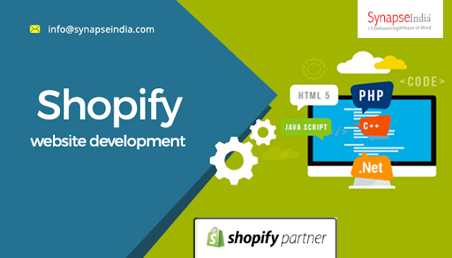 Shopify website development by SynapseIndia