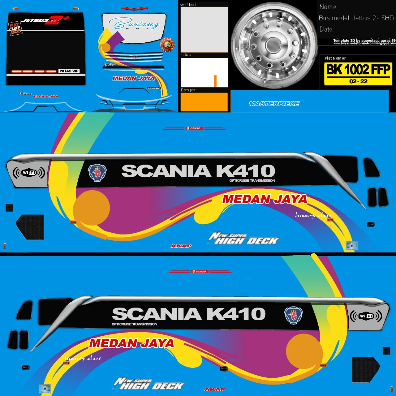 Livery Bus Simulator Laju Prima