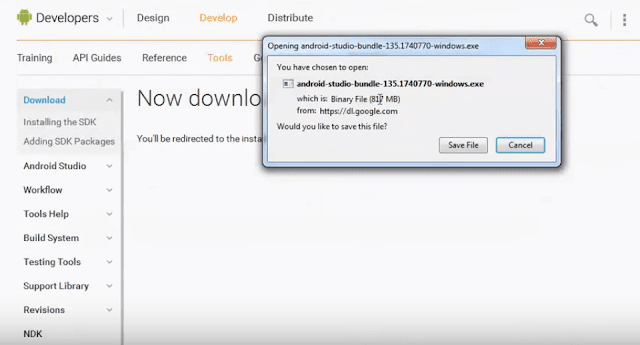android studio bundle download