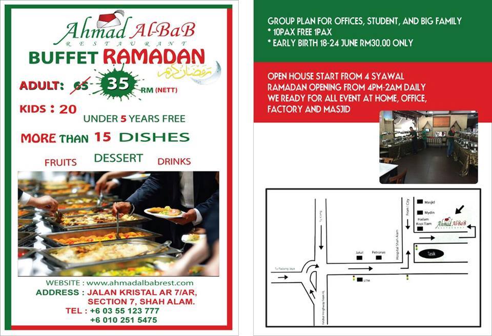 24 Lokasi Buffet Ramadan 2016 Di Shah Alam Mesti Cuba 