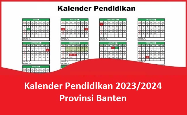 Kalender Pendidikan 2023/2024 Provinsi Banten