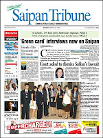 Saipan Tribune front page