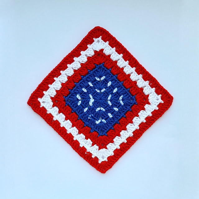 Granny Square American Flag Pattern