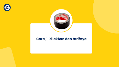 Cara jilid lakban dan tarifnya 