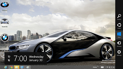 BMW Hybrid i8 2013 Theme For Windows 8