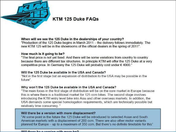 Ktm Duke 125