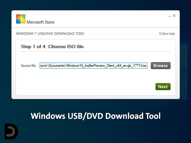 Windows USB/DVD Download Tool