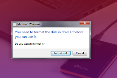 Cara Mudah Memperbaiki Hardisk Eksternal Error Minta Format