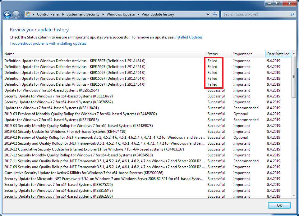 How To Fıx Wındows Update Error 8050800c About Wındows Defender Defınıtıon Update