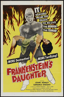 Frankenstein's Daughter (1958, USA) movie poster