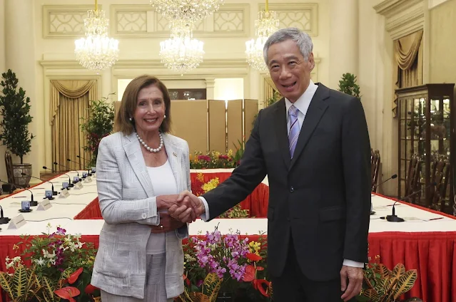 Cover Image Attribute: U.S. House Speaker Nancy Pelosi (L) and Singaporean Prime Minister Lee Hsien Loong shake hands at the Istana Presidential Palace, Singapore. August 1, 2022. / Source: Ministry of Communications and Information, Singapore.