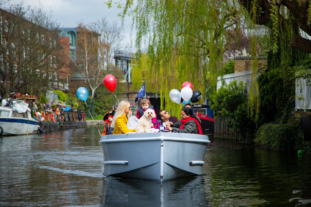 GoBoat electric picnic boat on river