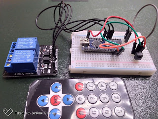 Projekt Arduino : an / ausschalten  2 Kanal Haushaltsgeräte 