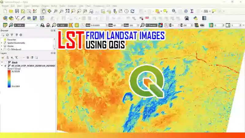 Calculate land surface temperature from Landsat images