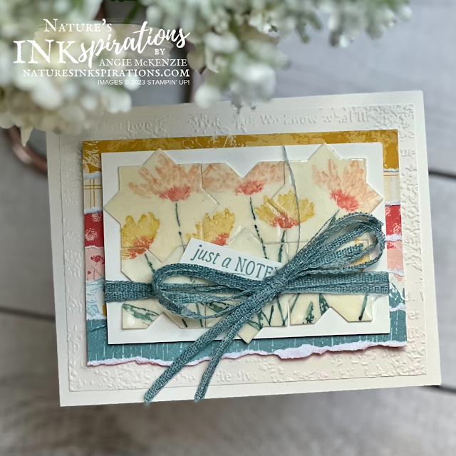 Inked Botanicals Suite Tiled Card (front) | Nature's INKspirations by Angie McKenzie