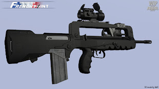 arma3用Operation Frenchpointフランス軍MODのFAMAS F1