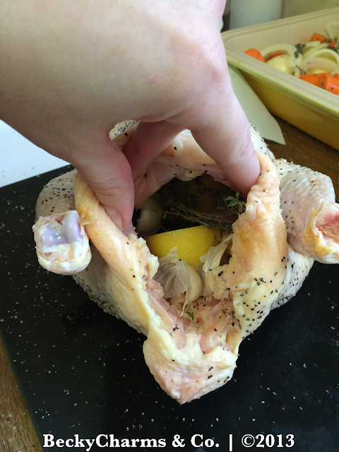 The Perfect Holiday Roasted Chicken Recipe - BeckyCharms & Co.