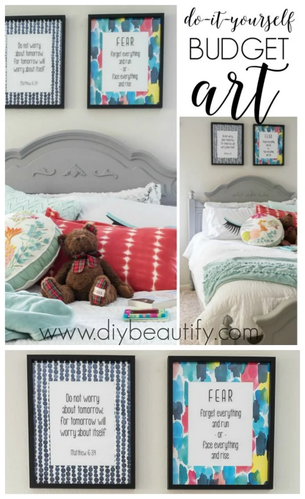 Easy and affordable DIY art  |  diy beautify