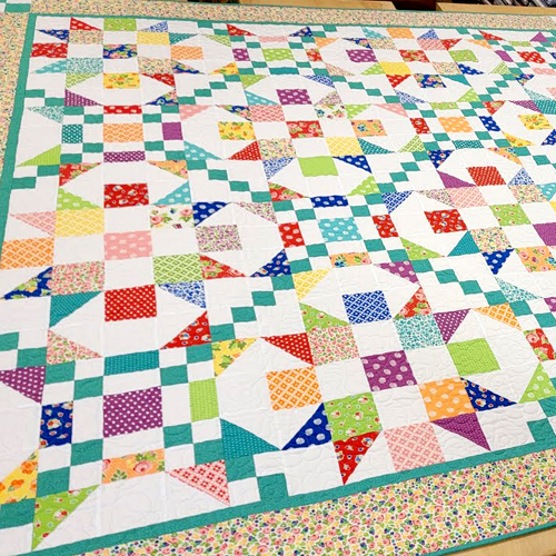 Tidal Crossing Quilt Free Pattern