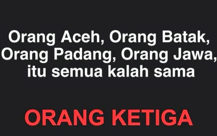 Meme Lucu Orang Jawa, Sunda, Orang Ketiga dan Orang Gila 